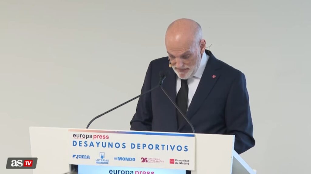 Javier Tebás (forrás: video screenshot, AS TV)