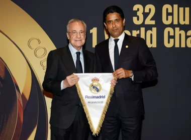 Florentino Pérez és Nasser Al-Khelaifi