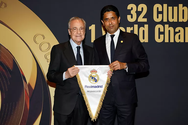 Florentino Pérez és Nasser Al-Khelaifi