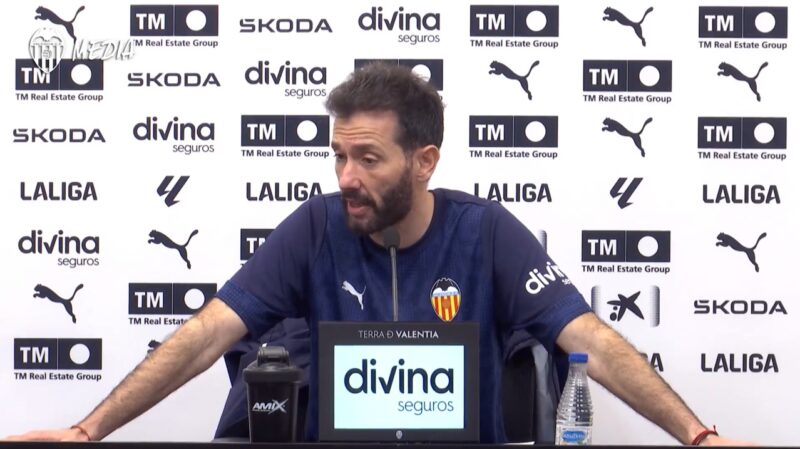 Carlos Corberán (forrás: video screenshot, Valencia TV)