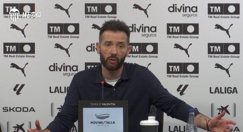 Carlos Corberán (forrás: video screenshot, Valencia TV)