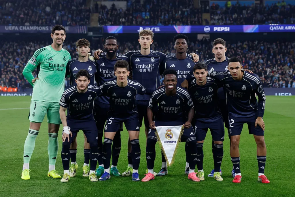 A Real Madrid kezdőcsapata (forrás: realmadrid.com)