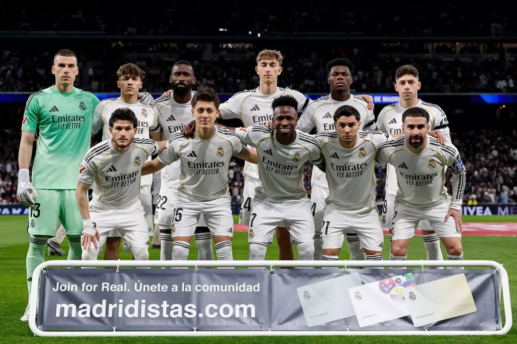 A Real Madrid kezdőcsapata (forrás: realmadrid.com)