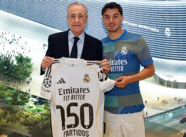 Brahim Díaz 150 tétmérkőzés a Real Madridban (forrás: realmadrid.com)