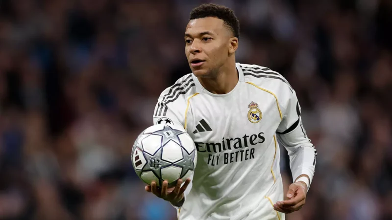Kylian Mbappé (forrás: realmadrid.com)
