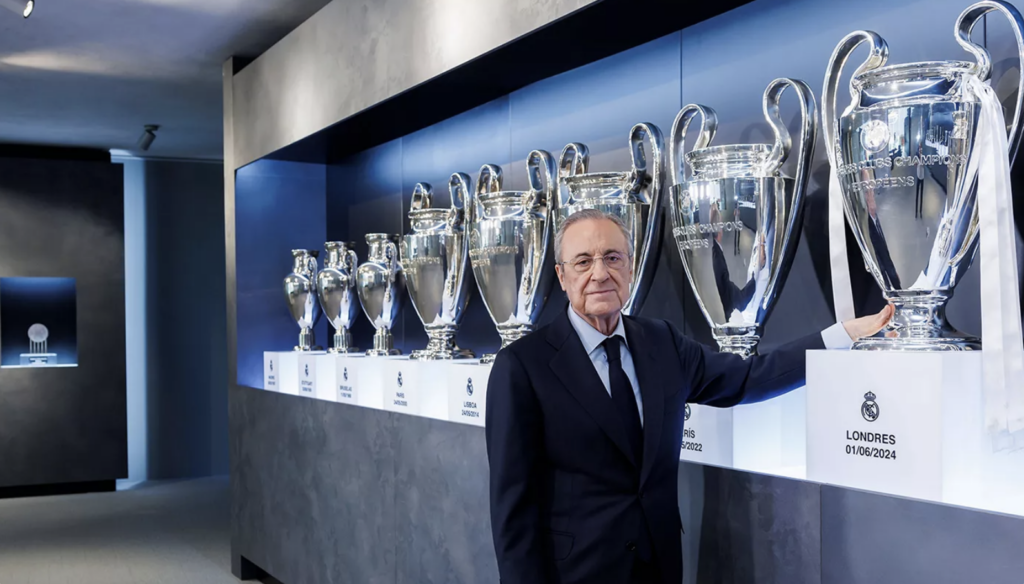 Florentino Pérez (forrás: realmadrid.com)