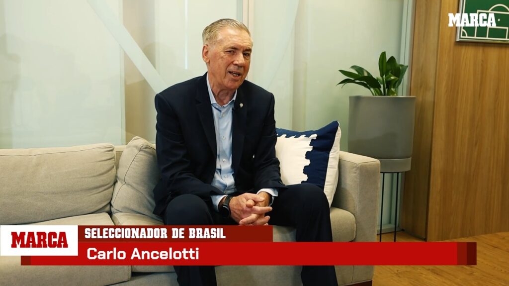 Carlo Ancelotti (forrás: video screenshot, MARCA)