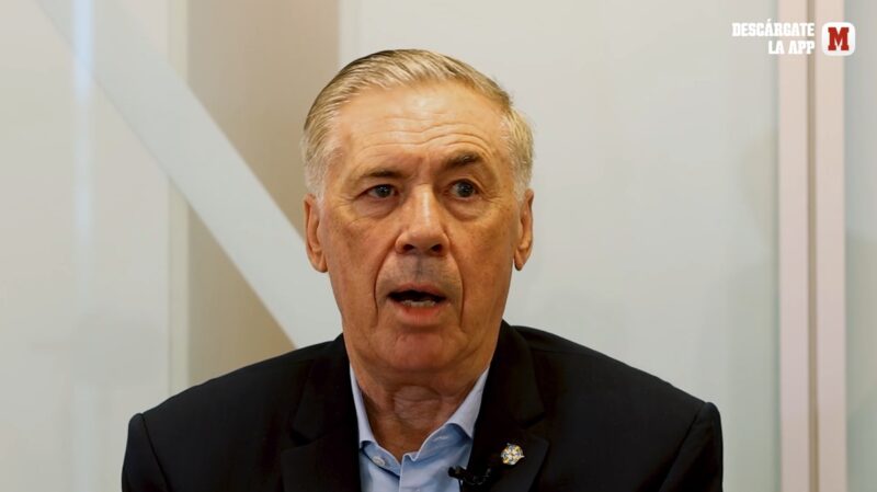 Carlo Ancelotti (forrás: video screenshot, MARCA)