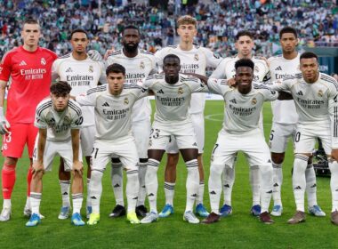 A Real Madrid kezdőcsapata (forrás: realmadrid.com)