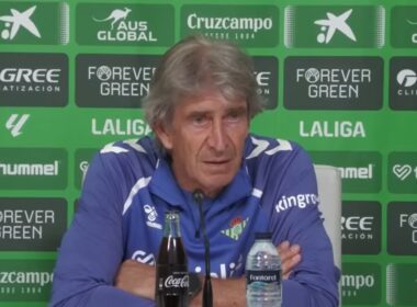 Manuel Pellegrini (forrás: Youtube video screenshot, Real Betis Balompié)