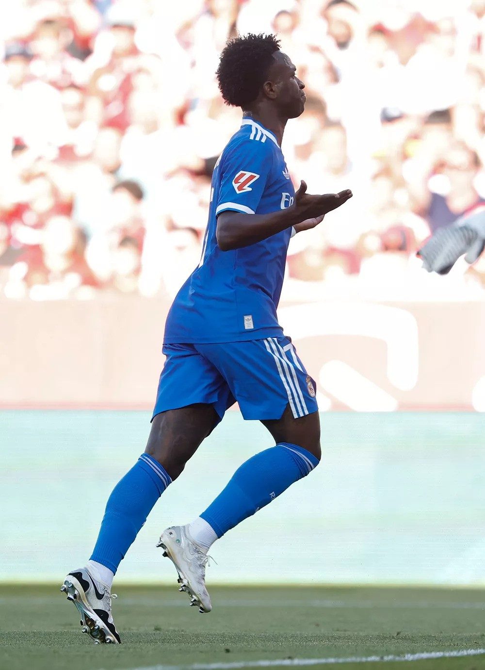 Vini Jr. gólöröme a Sevilla ellen (forrás: realmadrid.com)