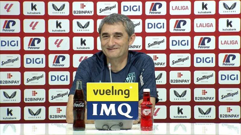 Ernesto Valverde (forrás: youtube video screenshot, Athletic Club)