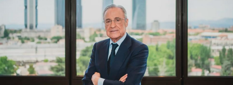 Florentino Pérez az El Espanolnak adott interjúja alkalmával (forrás: @Florentino2026_)