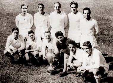 A Real Madrid győztes csapata és a negyedik BEK-trófea (forrás: realmadrid.com)