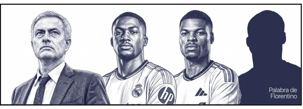 Mourinho, Konaté, Dumfries és ... (forrás: @Florentino2026_)