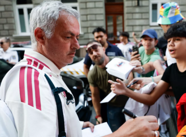 José Mourinho Budapesten (forrás: realmadrid.com)