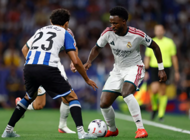 Vinícius Jr. az Espanyol elleni bajnokin (forrás: realmadrid.com)