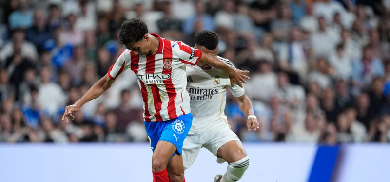 Kylian Mbappé a Girona elleni bajnokin 2026. április 10-én (forrás: realmadrid.com)