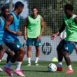 Vinícius Jr. edzés közben (forrás: realmadrid.com)