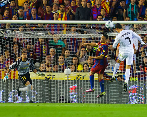 Cristiano Ronaldo Barcelona elleni gólja a Király-kupa 2011-es döntőjében