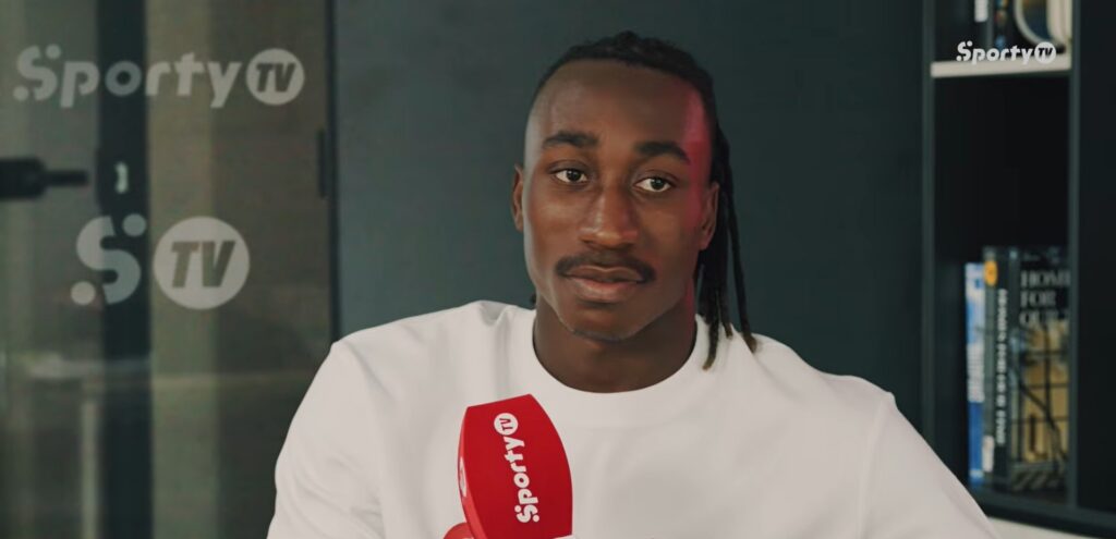 Yan Diomandé (forrás: youtube video screenshot, SportyTV)