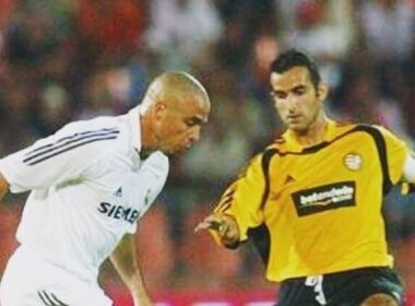 Kenesei Krisztián és Ronaldo (forrás: Kenesei Krisztiántól)