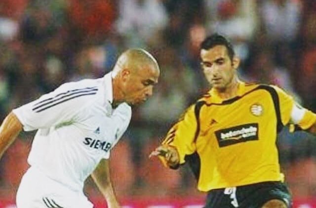 Kenesei Krisztián és Ronaldo (forrás: Kenesei Krisztiántól)