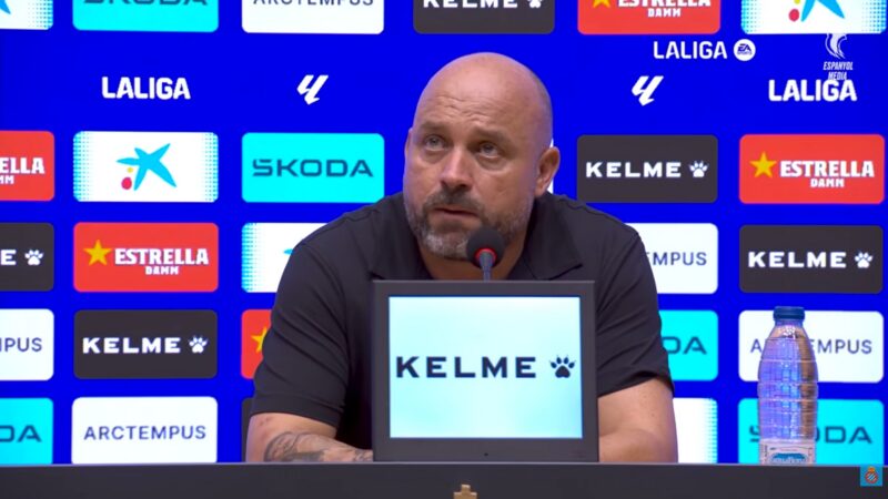 Manolo González (forrás: youtube video screenshot, RCD Espanyol de Barcelona)