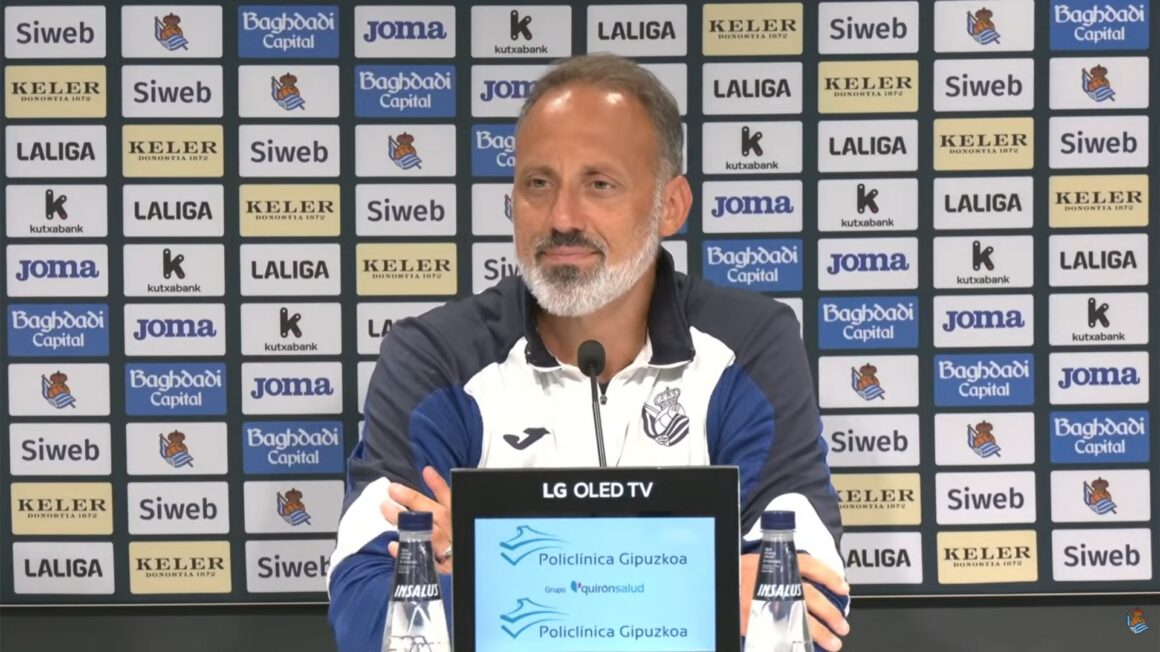 Pellegrino Matarazzo (forrás: youtube video screenshot, Real Sociedad)