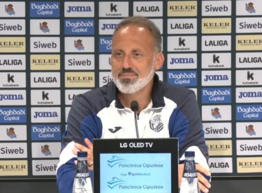 Pellegrino Matarazzo (forrás: youtube video screenshot, Real Sociedad)