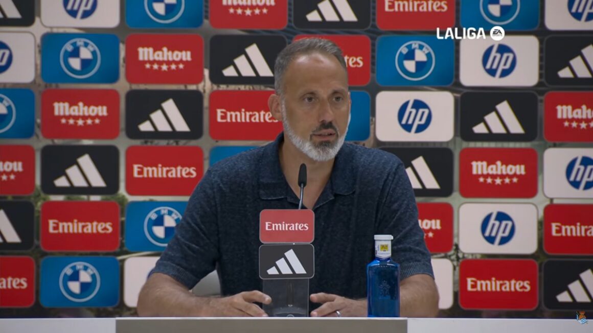 Pellegrino Matarazzo (forrás: youtube video screenshot, Real Sociedad)