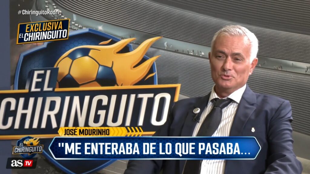 José Mourinho (forrás: video screenshot, AS TV)