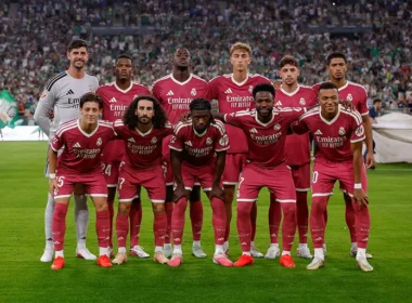 A Real Madrid kezdőcsapata (forrás: realmadrid.com)