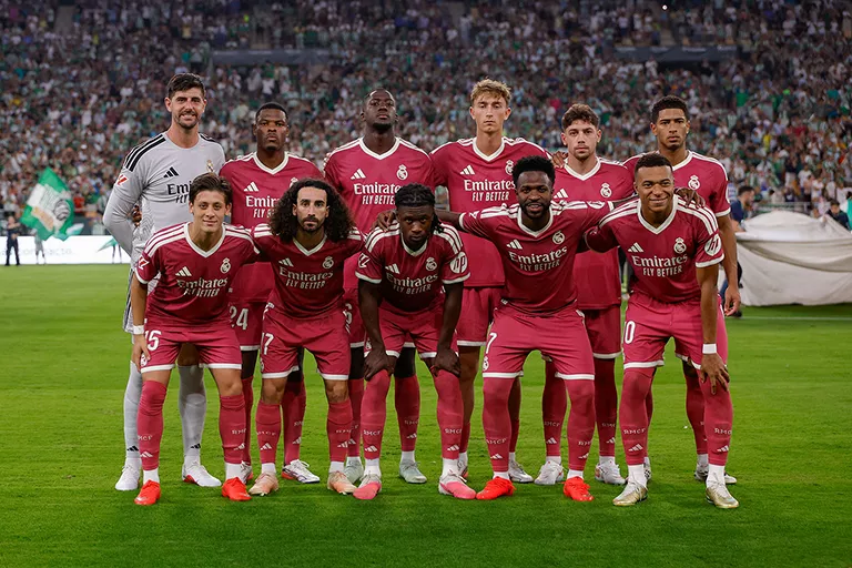 A Real Madrid kezdőcsapata (forrás: realmadrid.com)