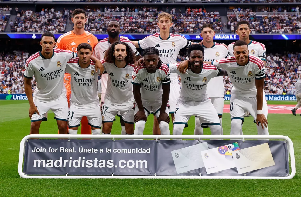 A Real Madrid kezdőcsapata (forrás: realmadrid.com)