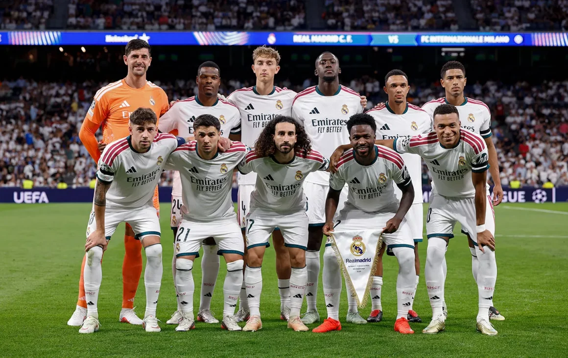 A Real Madrid kezdőcsapata (forrás: realmadrid.com)