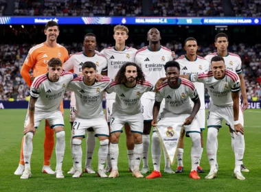 A Real Madrid kezdőcsapata (forrás: realmadrid.com)