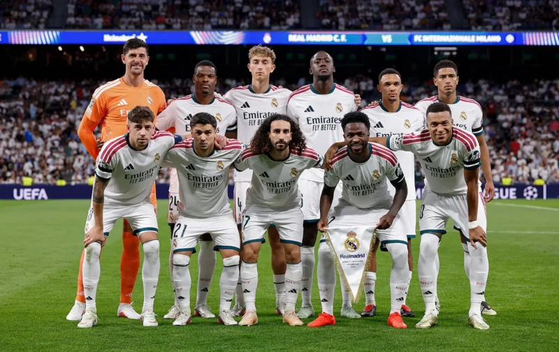 A Real Madrid kezdőcsapata (forrás: realmadrid.com)