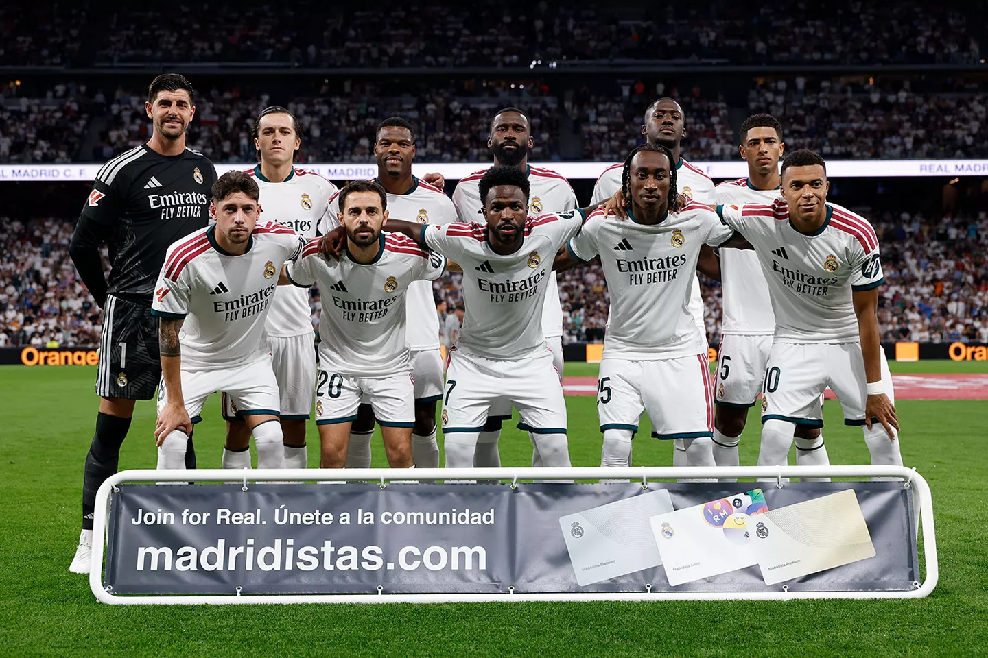 A Real Madrid kezdőcsapata (forrás: realmadrid.com)