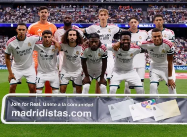 A Real Madrid kezdőcsapata (forrás: realmadrid.com)