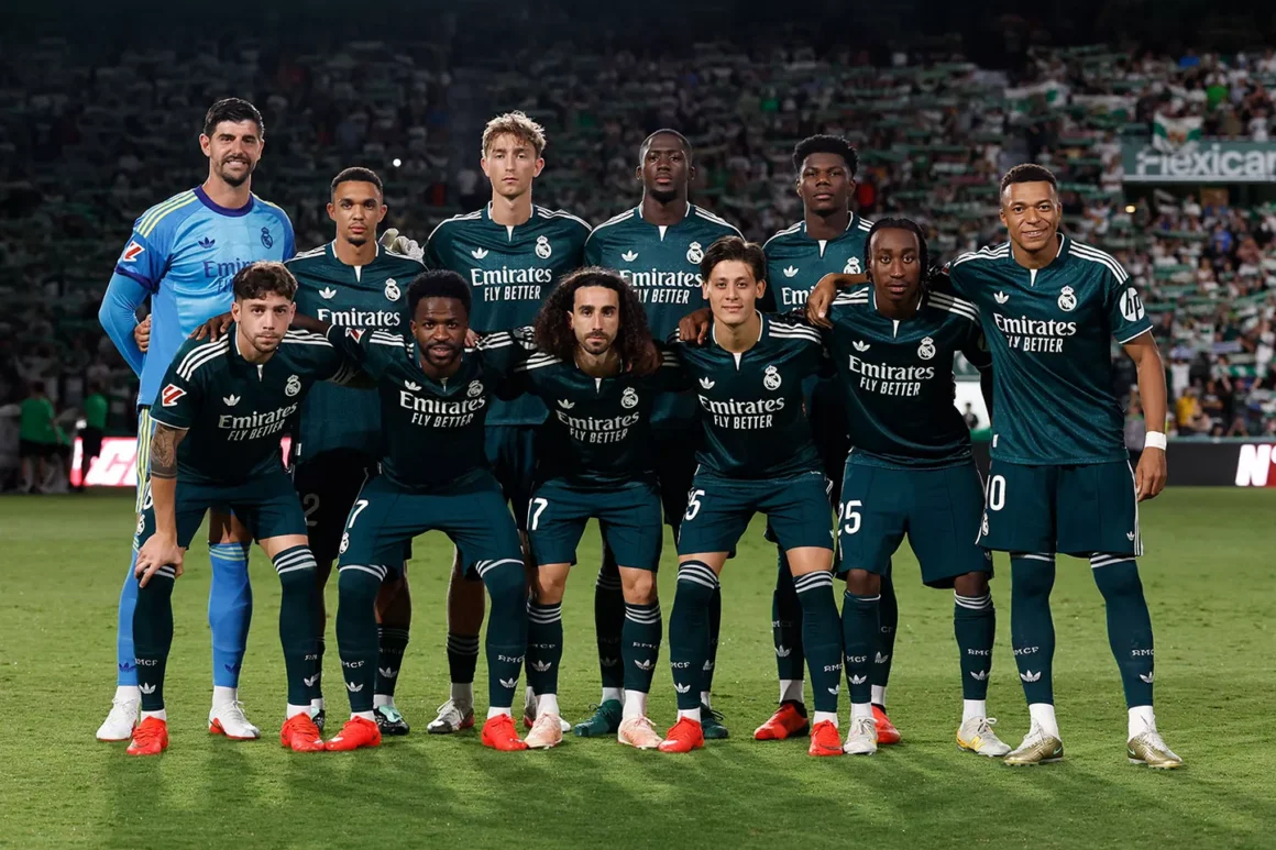 A Real Madrid kezdőcsapata (forrás: realmadrid.com)