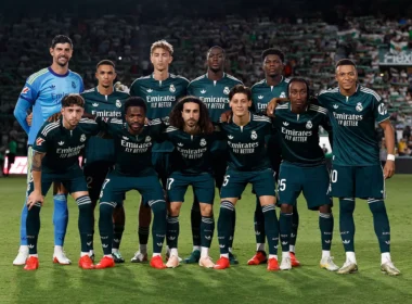 A Real Madrid kezdőcsapata (forrás: realmadrid.com)