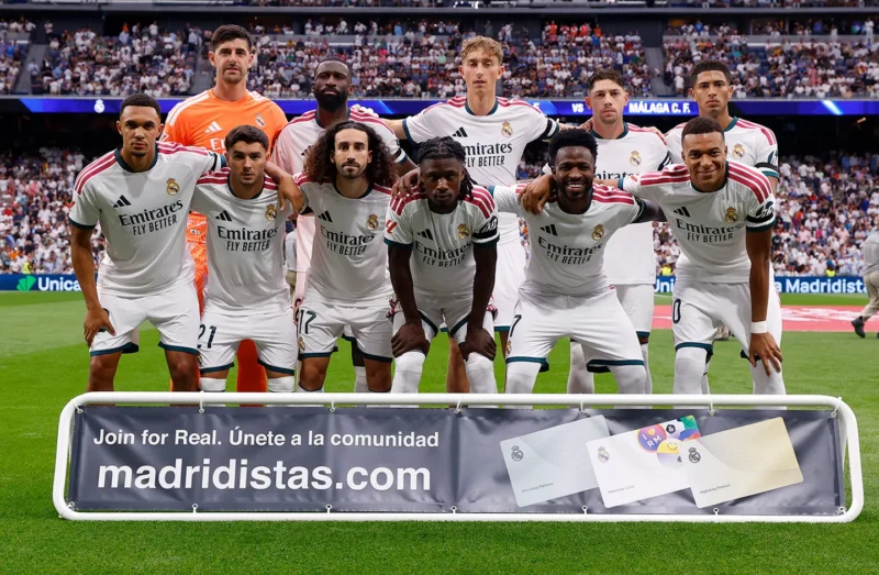 A Real Madrid kezdőcsapata (forrás: realmadrid.com)