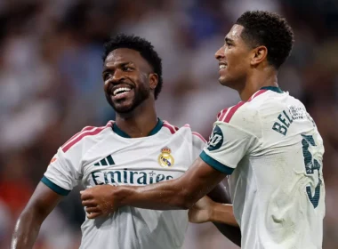Vinícius és Bellingham (kép: realmadrid.com)