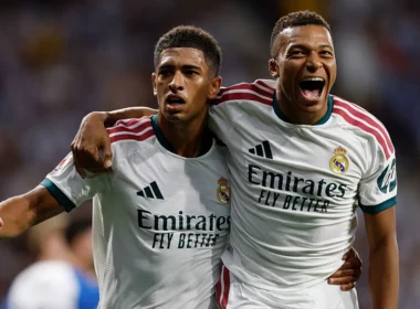 Bellingham és Mbappé (kép: realmadrid.com)