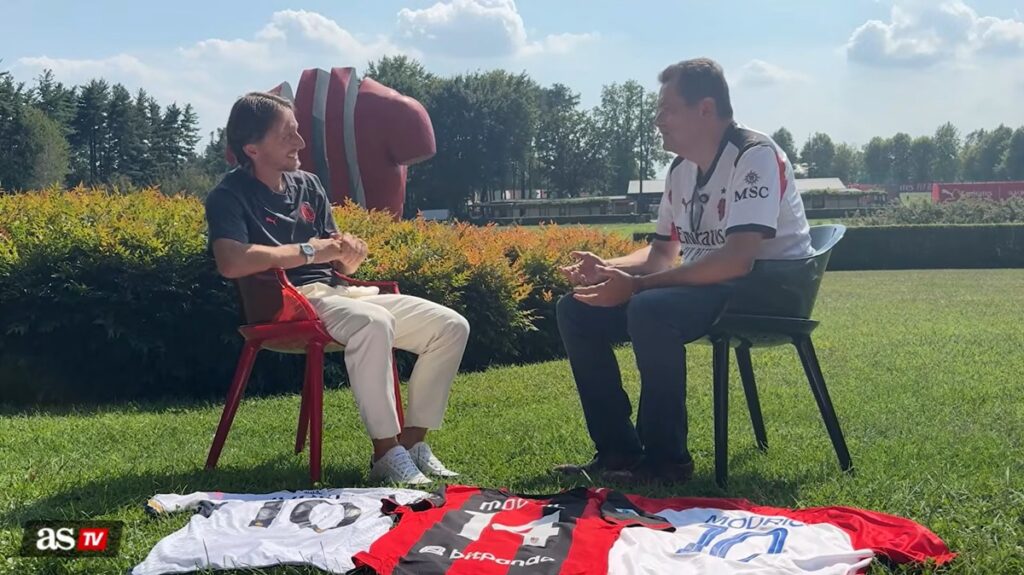 Luka Modrić és Tomás Roncero (forrás: video screenshot, AS TV)