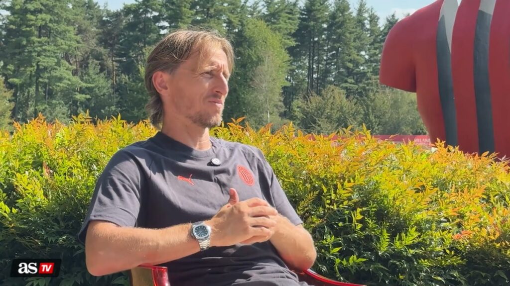 Luka Modrić (forrás: video screenshot, AS TV)