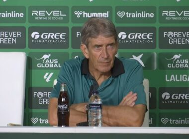 Manuel Pellegrini (forrás: youtube video screenshot, Real Betis Balompié)