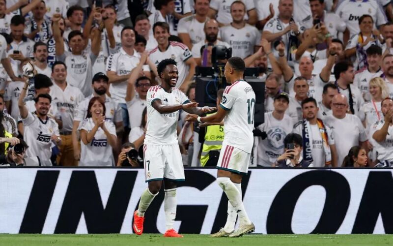 Vinícius és Mbappé (forrás: realmadrid.com)