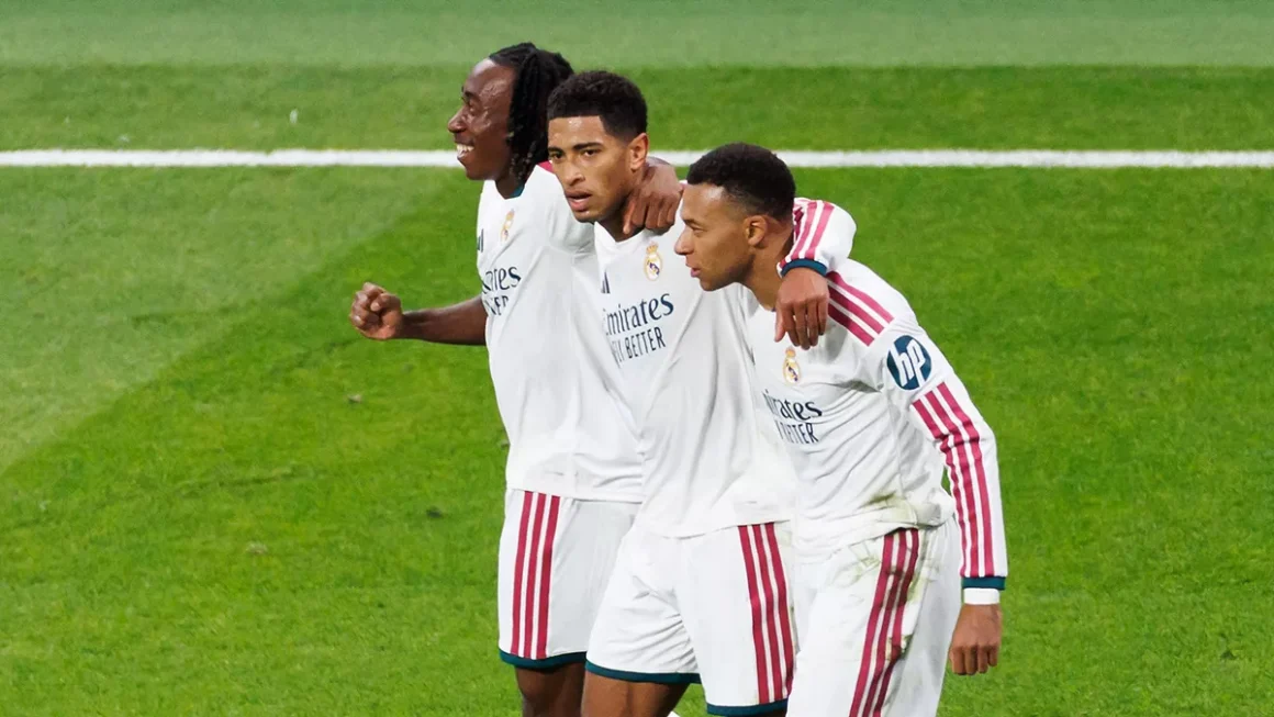 Mbappé, Bellingham és Diomandé (kép: realmadrid.com)